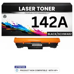 Toner 142A für HP kompatibel Schwarz W1420A (nicht für HP+) Tonerkartusche für HP LaserJet MFP M139w, M140w, M110w