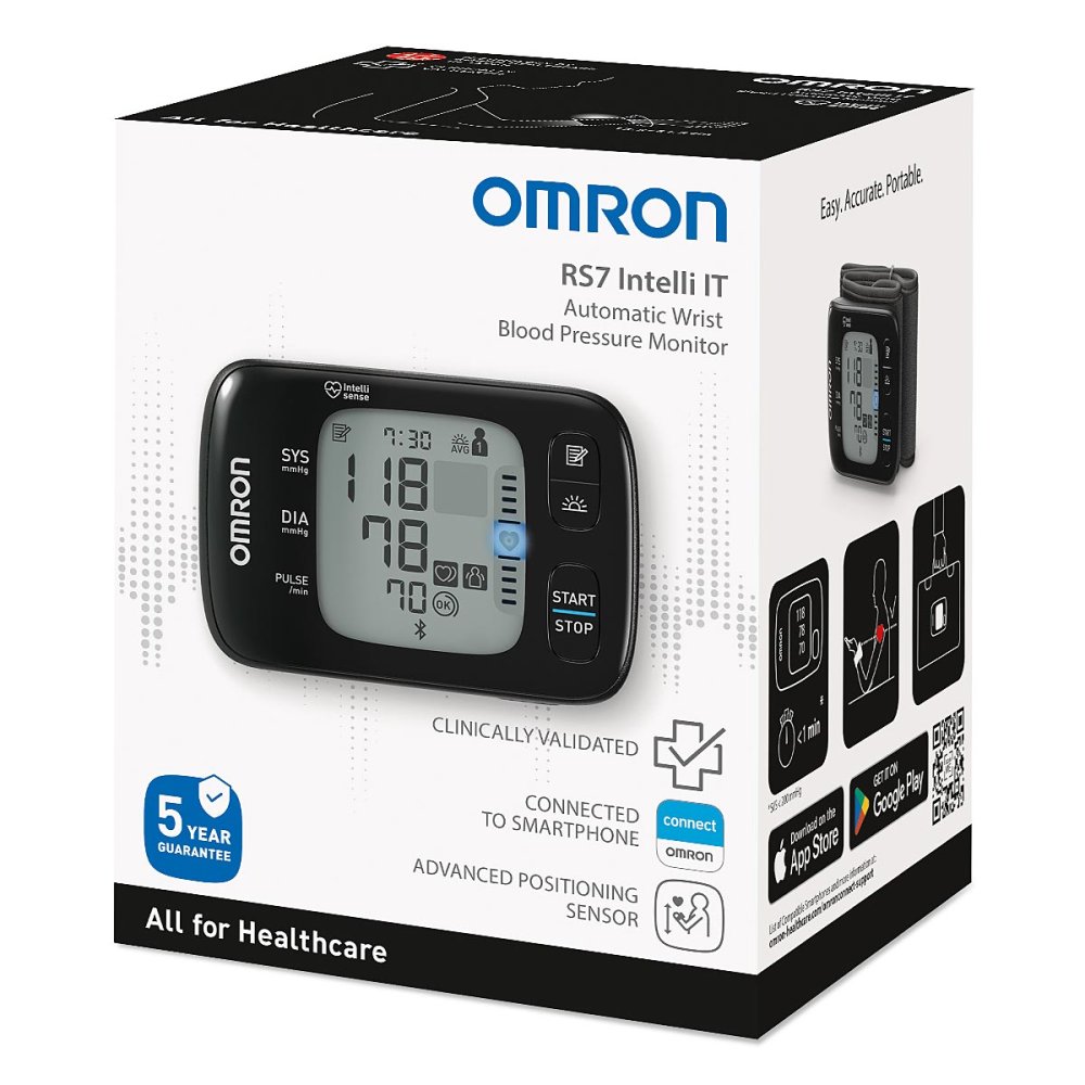HERMES Arzneimittel GmbH Omron RS7 Intelli IT Handgelenk-Blutdruckmessgerät 19874842