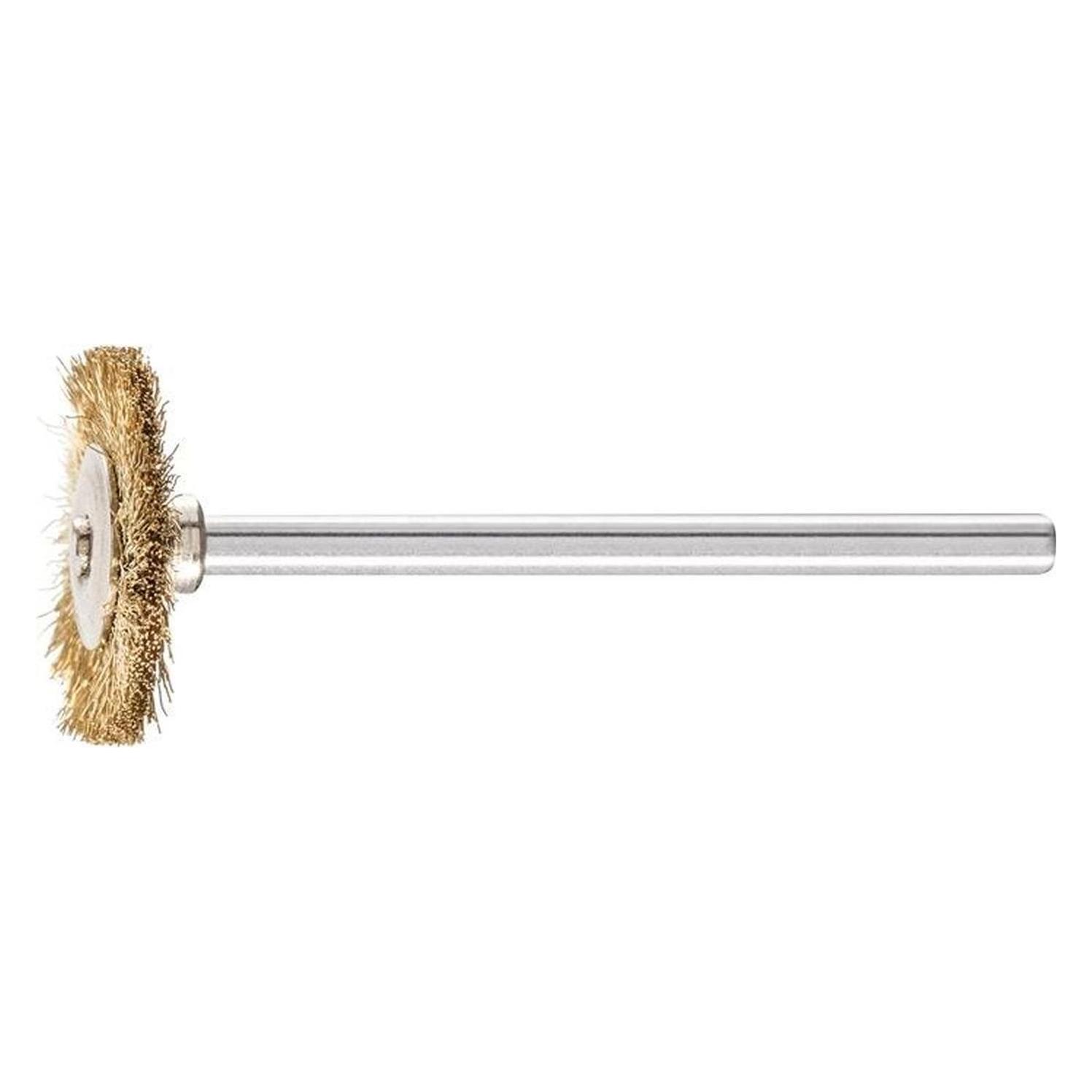 Pferd Minirundbürste RBU 1902/3 MES 0,10 D19xB2xL5mm Messing (43100553)
