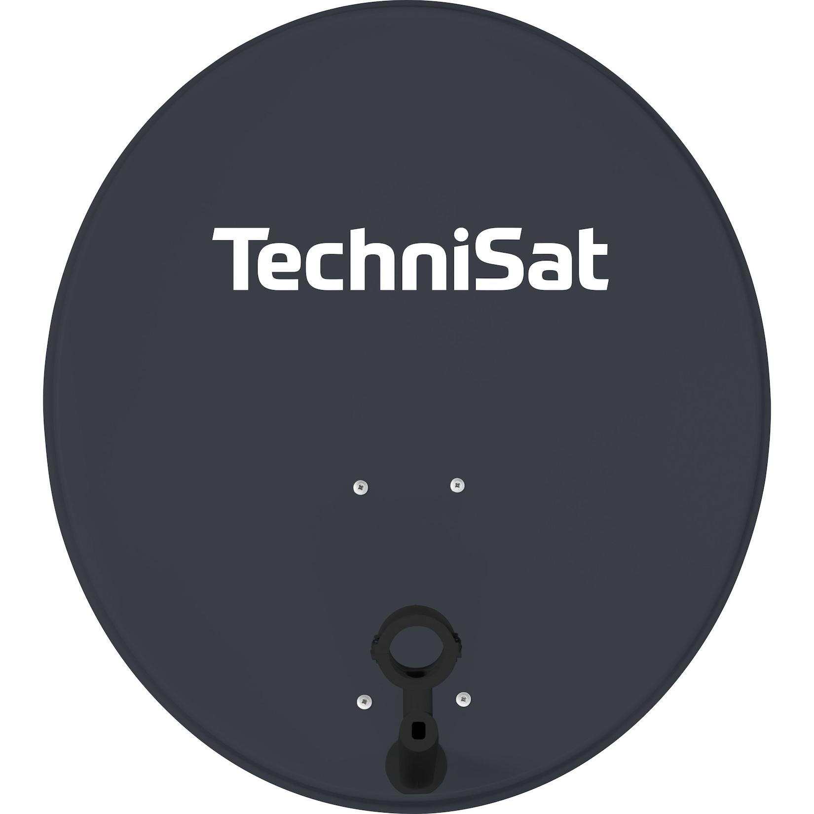 TechniSat TECHNITENNE 70 70 cm Satellitenschüssel mit 40mm LNB Aufnahme anthrazit