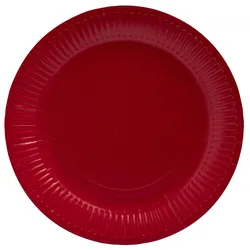 PROnappe Pappteller, rot 23 cm