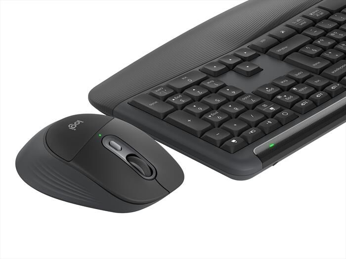 Logitech Tastiera + Mouse Signature Comfort Plus Mk880-graphite