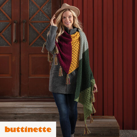 Strickanleitung – Stola aus Woll Butt Söckli