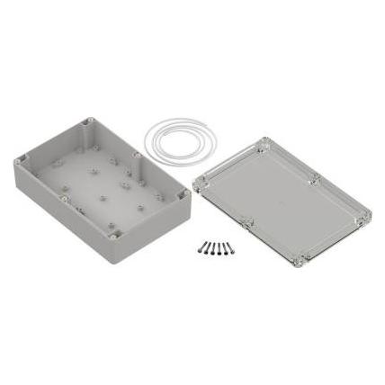 RS PRO Universalgehäuse ABS Hellgrau IP65 Breit (672280)