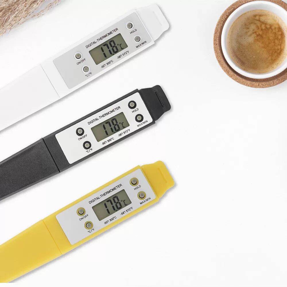 INF Thermomètre alimentaire noir SP-E-9C pour cuisine et plus