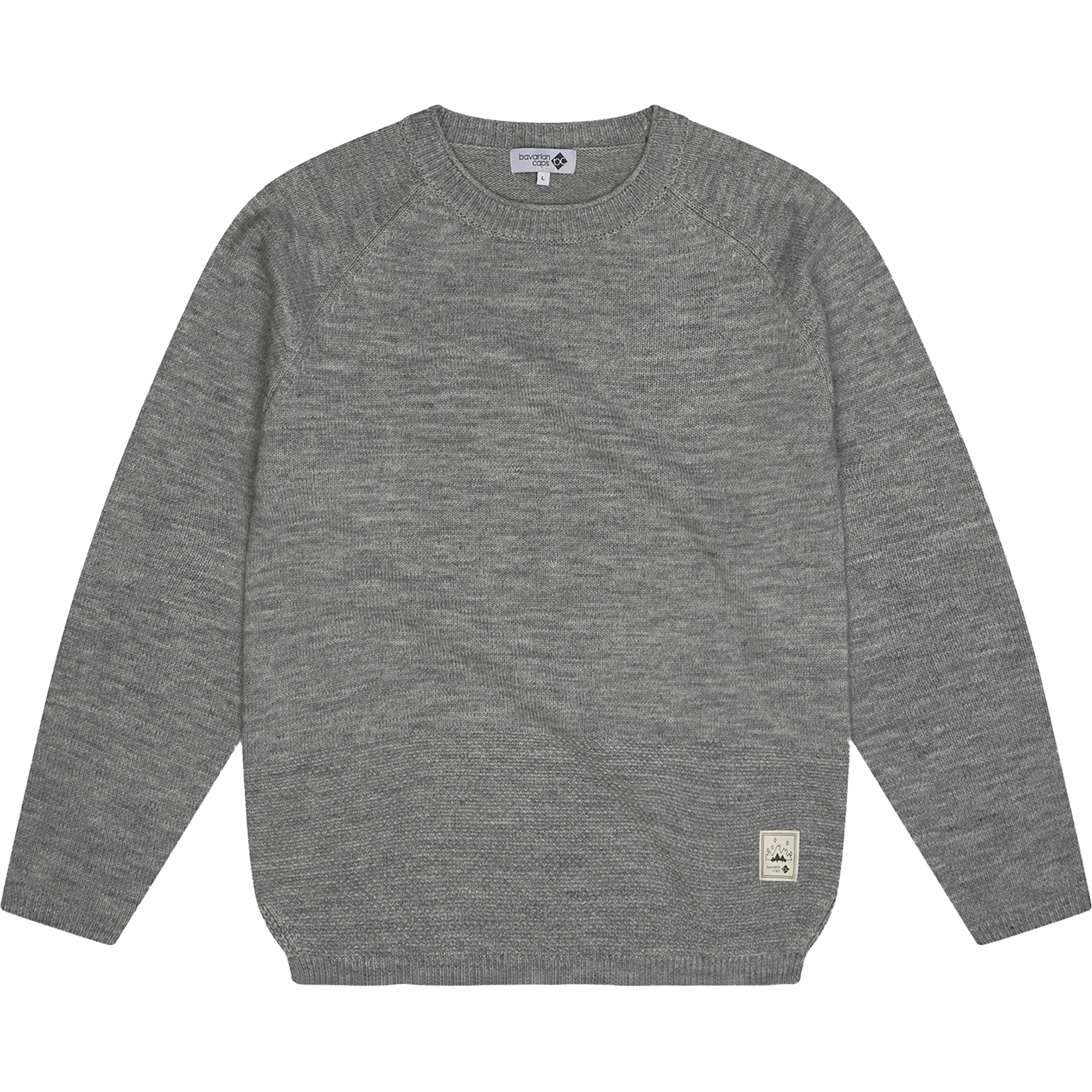 Bavarian Caps Quirin Strick Herren Pullover grau Größe M Lifestyle Elastisch
