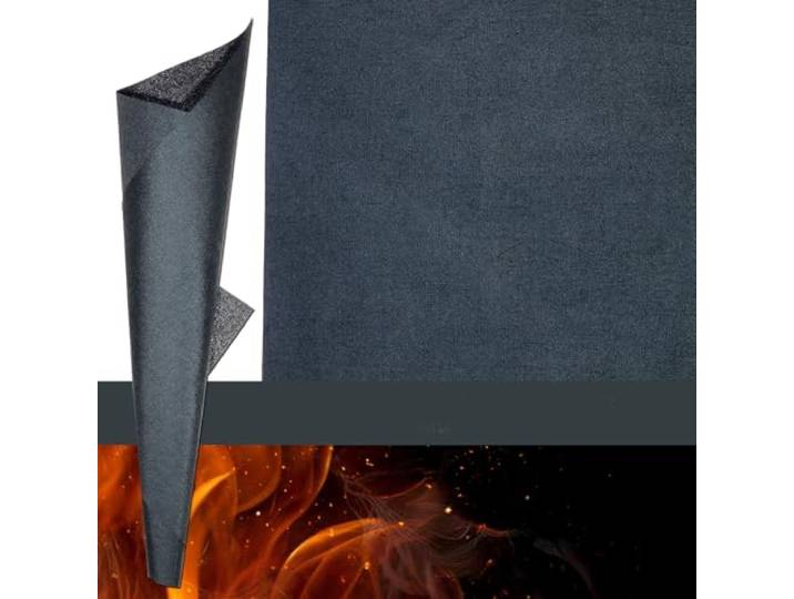 FireMat Silk Edition (Set L) Hitzebeständige Unterlage. Funkenschutz Matte für Elektrogeräte wie Kaffeemaschinen,Mikrowellen, Wasserkocher oder auch als Induktionsmatte für Induktionsherd