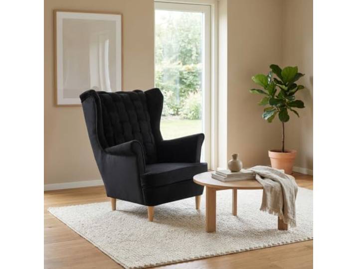 Family Meble Ohrensessel Carol Trinity – skandinavischer Sessel – Variante Carol Royal 31