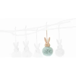 Emmy Osteranhänger Hase, grün