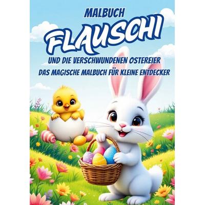 Flauschi & die verschwundenen Ostereier, Taschenbuch von Malbuch Magie, Lucid Page Media, 978-3-691-04376-1