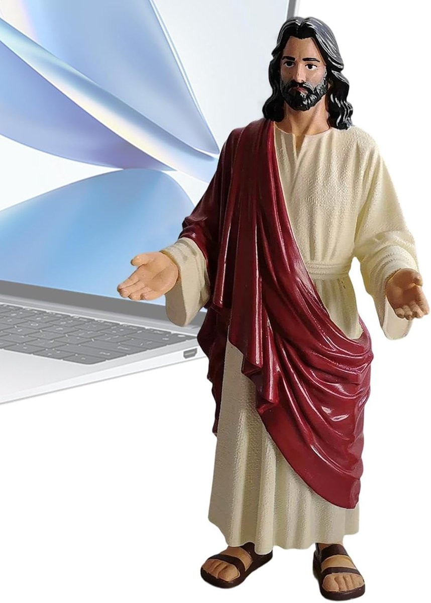 Jezus Christus Beeld - Religieuze Decoratie voor op tafel - Breedte: 24 cm