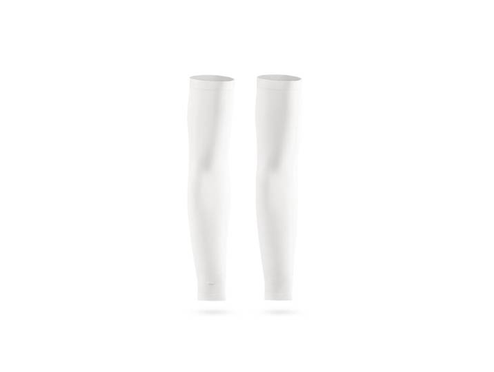 Beneunder Manches de protection solaire rafraîchissantes pour homme été AL375 Cyclisme sports de plein air trajet - Blanc doux - L