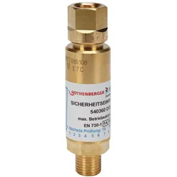 Rothenberger, Schweissgerät Zubehör, Rückschlagsicherung für Druckminderer, Sauerstoff