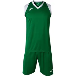 Joma, Jungen, Sportshirt, Final II (176), Grün, Weiss