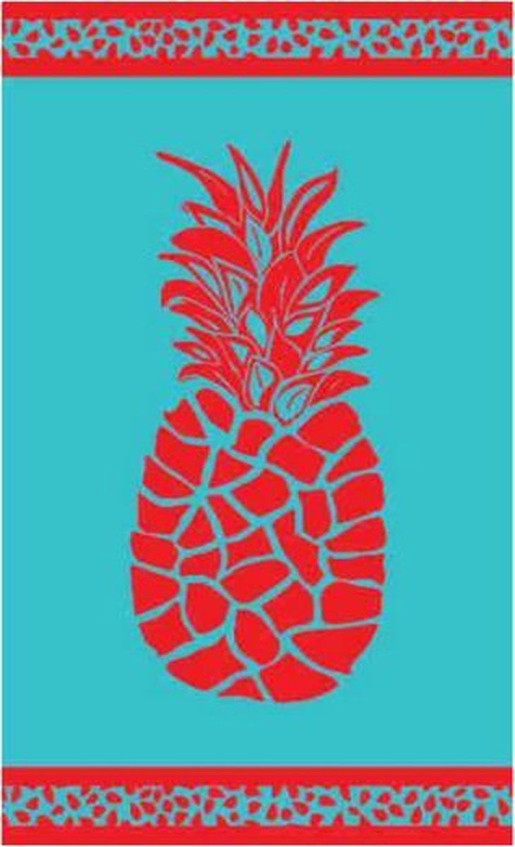 Strandlaken Ananas Ocean - 100% Katoen - 160 x 90 cm