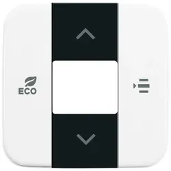 Zentralscheibe für Fan Coil-Regler für Busch-free@home® Reflex SI (alpinweiß)
