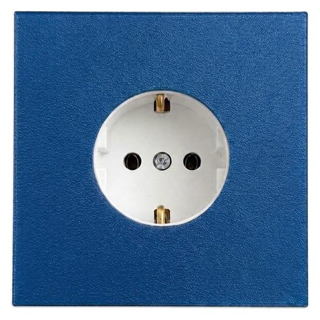 Soixx Aufsteckrahmen für Steckdosen Schneider Electric Asfora Blau Modernes Design ohne Demontage (72413663)