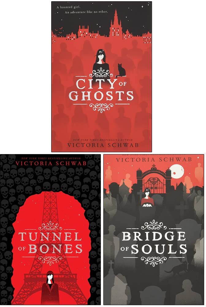 Scholastic City of Ghosts Series Collection 3 Books Set By Victoria Schwab (City of Ghosts, Tunnel of Bones, Bridge of Souls)