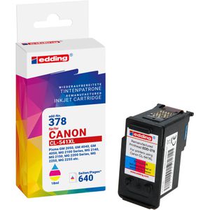 Edding kompatibel für Canon CL-541XL, 18ml, color,  Tinte EDD-378
