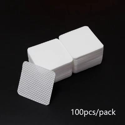 Inspired Finds Lint Free Nail Wipes 100 200 300 Pieces Absorbent Soft Nail Polish Remover Pads 100pcs White