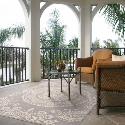 Balta Rugs Signature Home Piermont Medallion Indoor/Outdoor Area Rug - 5'3 x 7'4