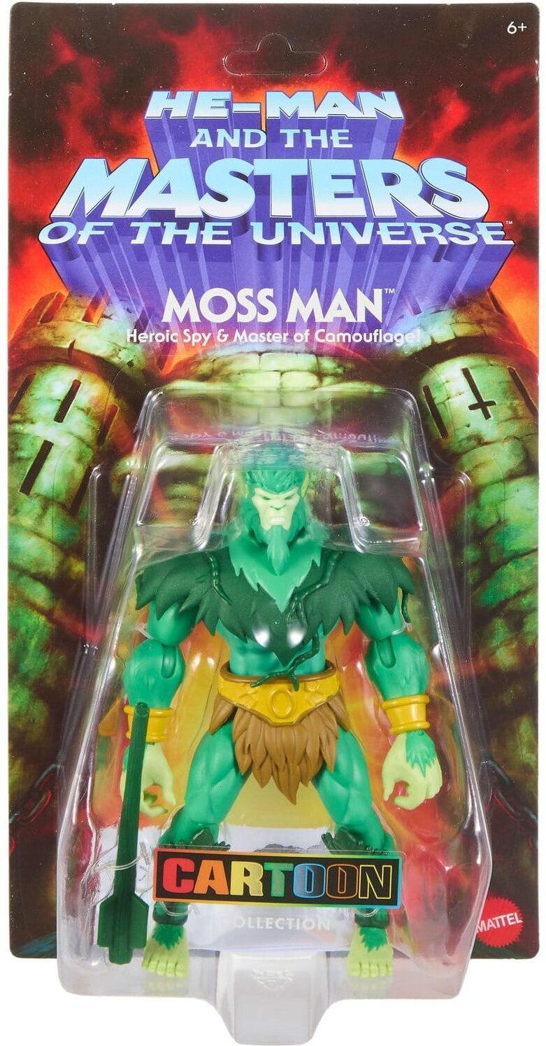 MOTU Origins Moss Man Collectible Action Figure by Mattel for Premium Showcase Display