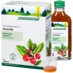 ACEROLA SAFT Schoenenberger Heilpflanzensäfte 3X200 ml