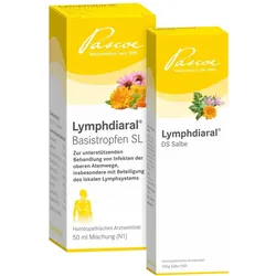 Lymphdiaral Basistropfen + DS Salbe 1 Set