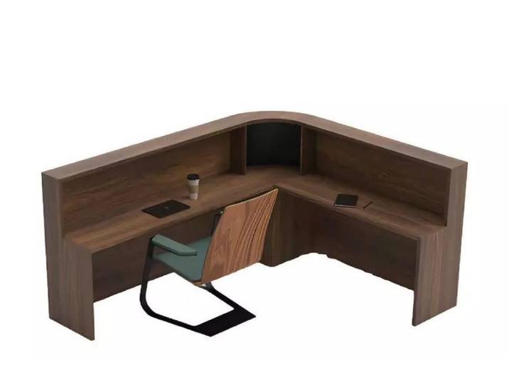 JVmoebel Empfangstheke Moderne Empfangstheke aus Holz in elegantem Design (1-St., Rezeption), Made in Europa