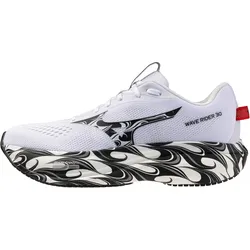 Mizuno Wave Rider 30 Disclosure Laufschuhe 81 - white/black/high risk red 36.5