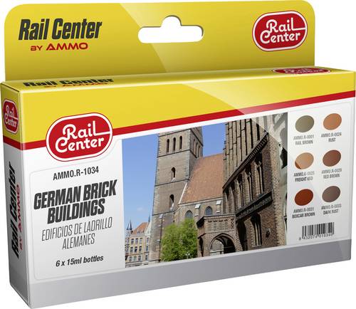 Rail Center AMMO.R-1034 Modellbau-Farbe 6St.