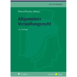 Allgemeines Verwaltungsrecht, Fachbücher von Dirk Ehlers, Hermann Pünder