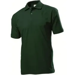 Stedman Polo Men Grün Baumwolle Large Herren