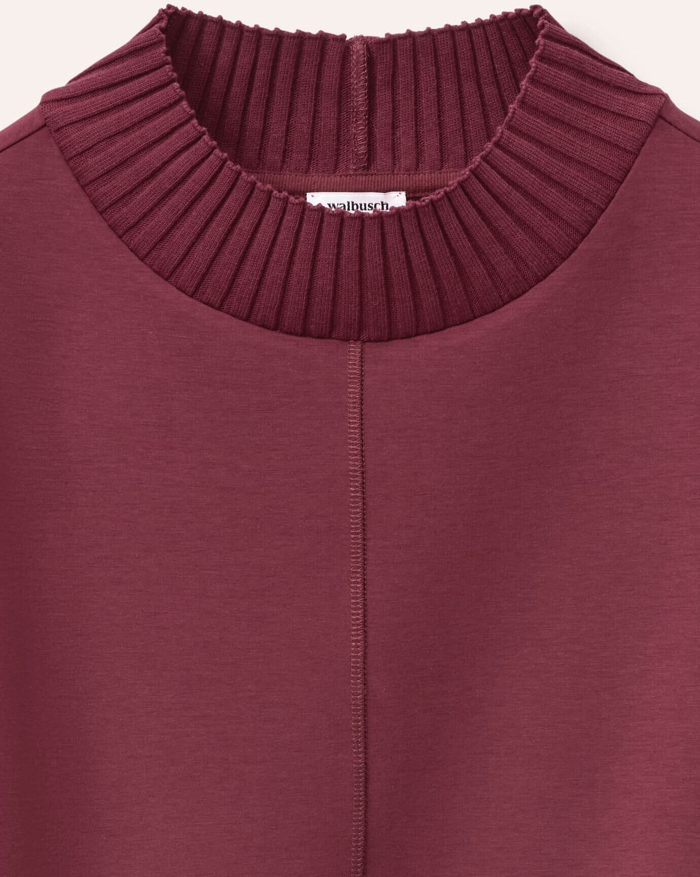 Walbusch Sweatshirt mit Strick, normale Größen, Farbe Rot, 36, schöne Strickdetails bequem, da elastisch Damen