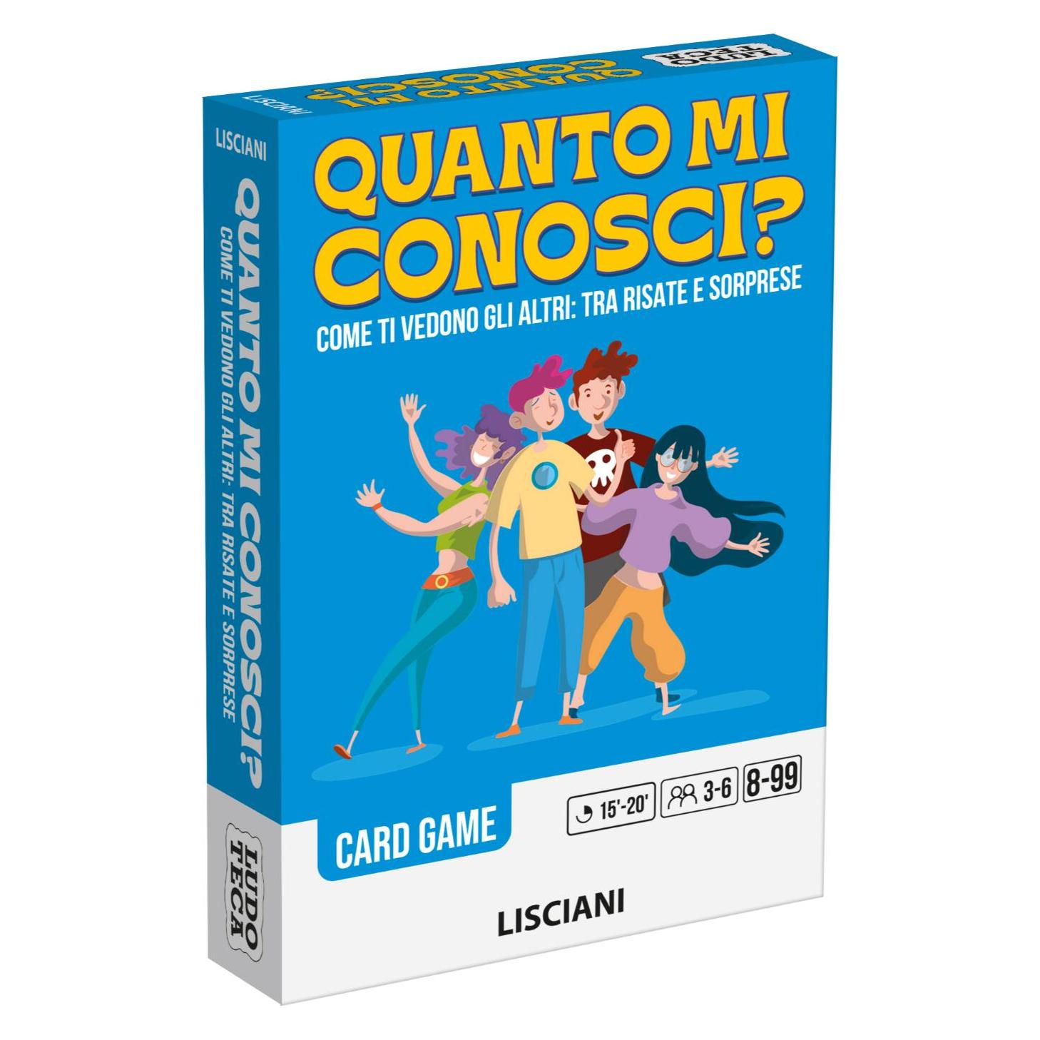 Lisciani Ludoteca Card Game Quanto Mi Conosci? (Italienisch) (66586384)