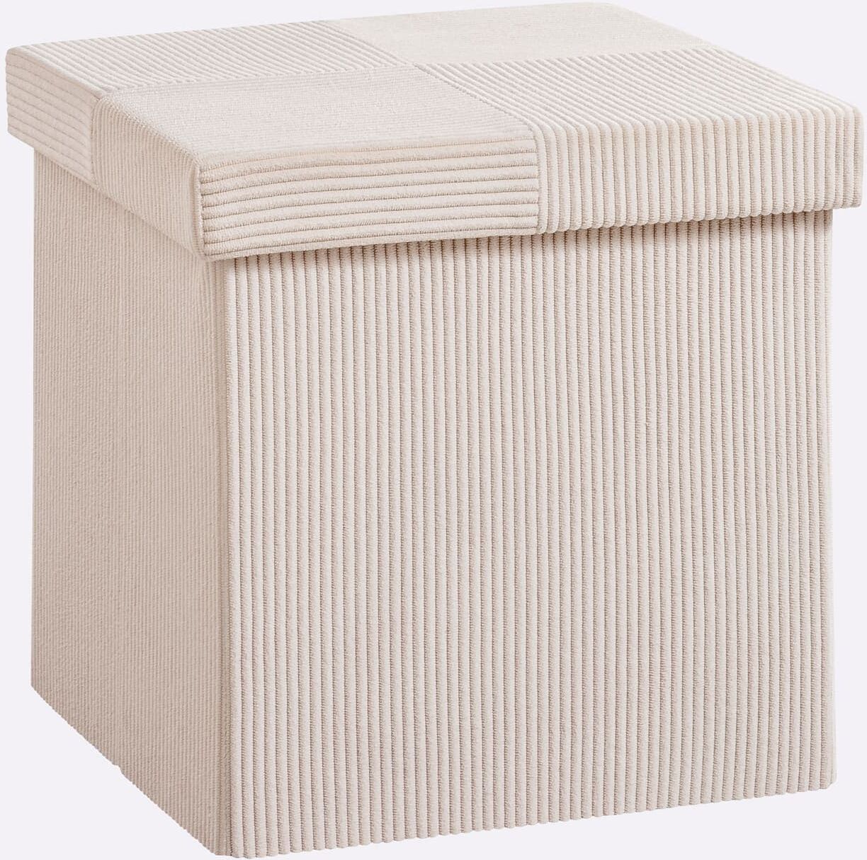 Hocker HEINE HOME, beige (ecru), B:38cm H:38cm T:38cm, Hocker, Hocker ecru B/H/T: 38cm x 38cm x 38cm