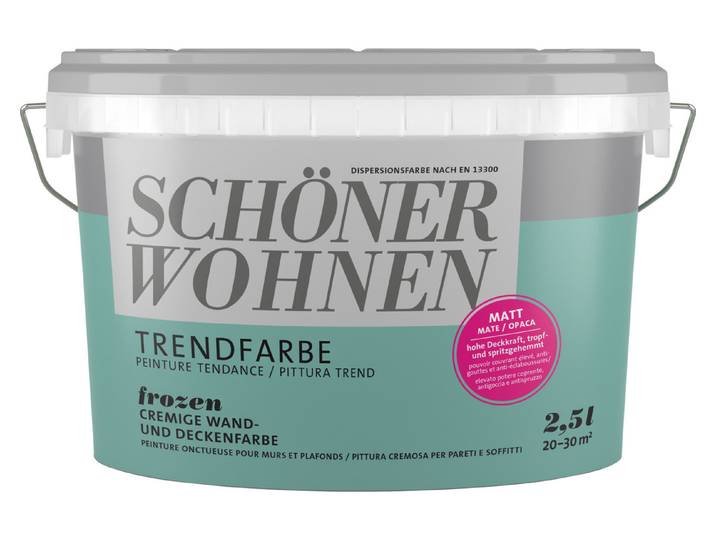 Schöner Wohnen Wandfarbe Trendfarbe Frozen 2.5 l Matt