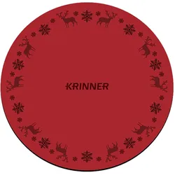 Krinner, Christbaumständer Zubehör, Christbaumdecke rund, Rot