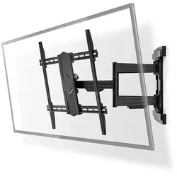 Nedis TVWM6570BK Vollbewegl. TV-Wandhalterung