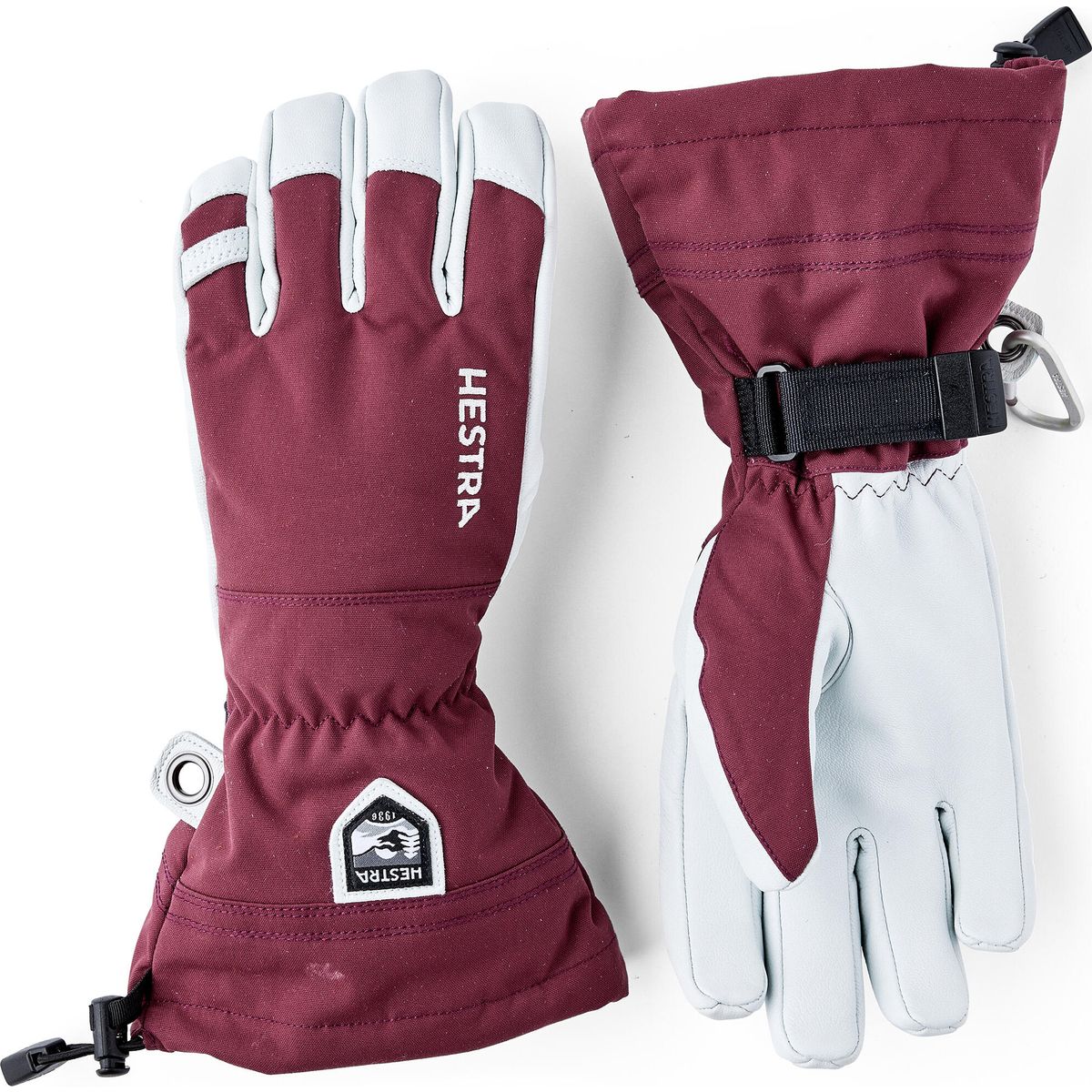 Hestra Army Leather Heli Ski - 5 Finger bordeaux (590) 9 30570-590-9
