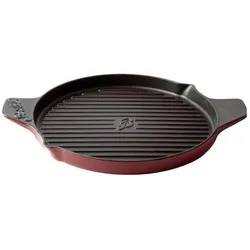 Berkel Grillpfanne Gusseisen, rot, Pfanne + Kochtopf, Schwarz, Rot
