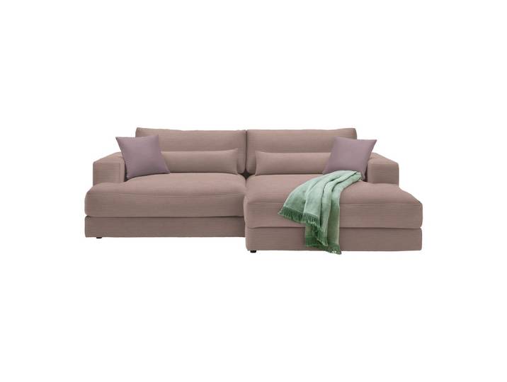 Ecksofa 268/194 cm Flieder
