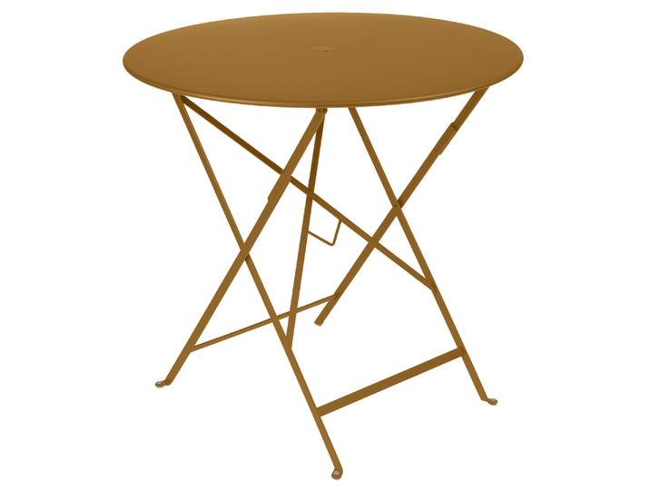 Bistro Tisch, Ø 77 cm, Stahl, Modern, Kompakt & Wetterfest, Fermob