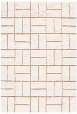 SAFAVIEH Hand-Woven Casablanca Hardine Shag Wool Rug
