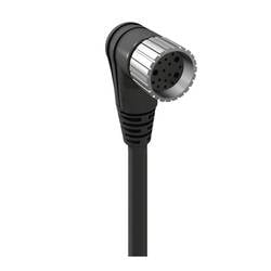 Lumberg Automation 61260 Sensor-/Aktor-Steckverbinder, konfektioniert M23 Kupplung, gewinkelt 2.00 m Polzahl Sensoren: 19 1 St.