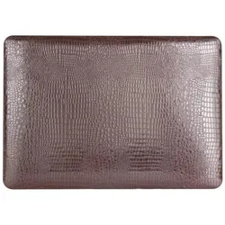 G-Case Hard Case Hülle für MacBook 12 Vegan Leder (Apple), Notebooktasche, Braun