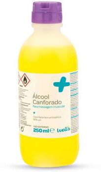 Wells Álcool Canforado 250 ml
