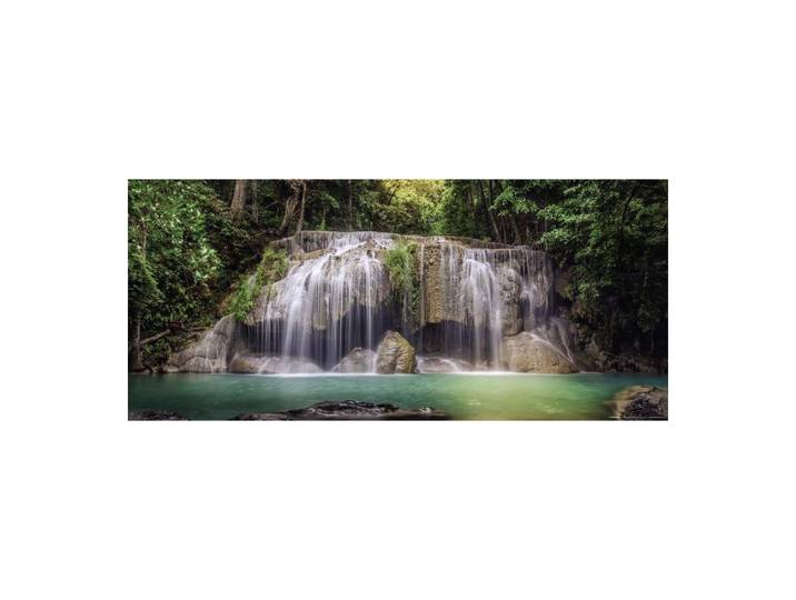 Jungle Waterfall\, Photo Murale Intissée\, 202 X 90 Cm\, 1 Part