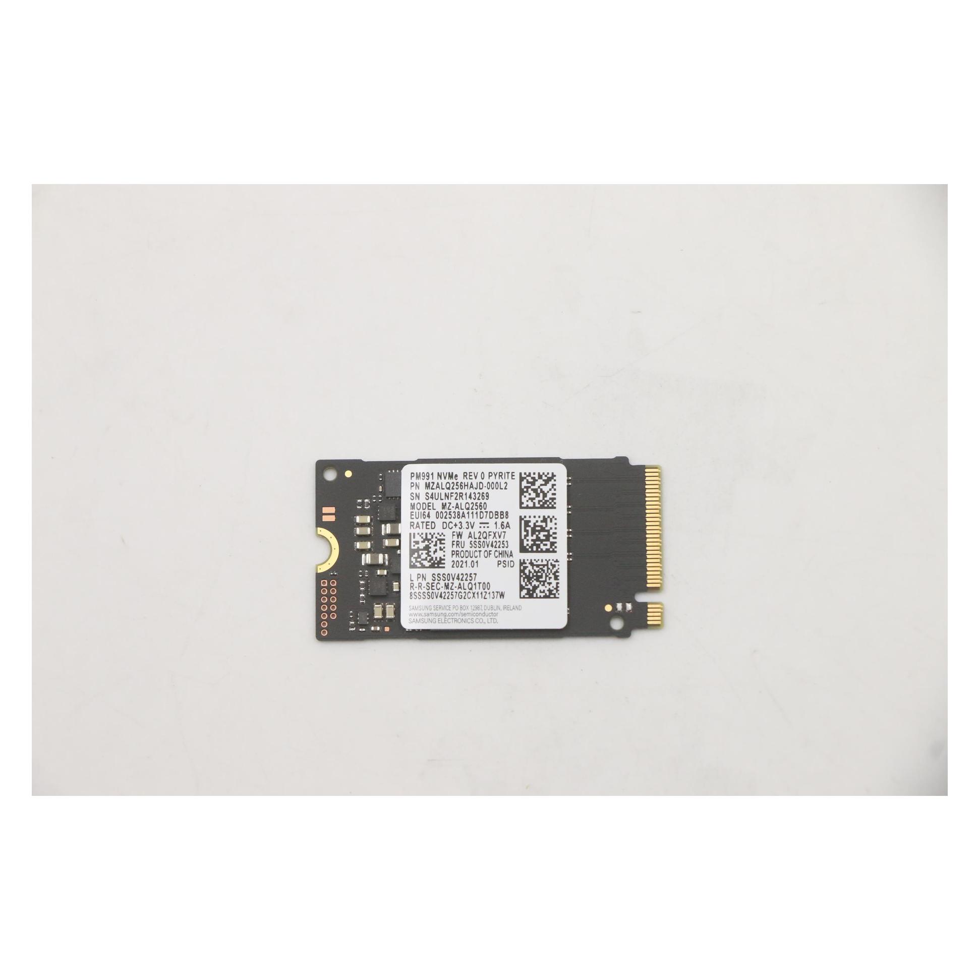 Lenovo SSD 256GB M.2 PCIe 2242 (256 GB, M.2 2242) (5SS0V42253)