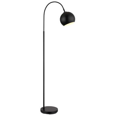 GLOBO LIGHTING Stehlampe "BENNO", schwarz matt, H: 150cm, 1 Stk., Leuchten, Stehlampe Wohnzimmer Schlafzimmer Flur Design-Leuchte, Stehlampe